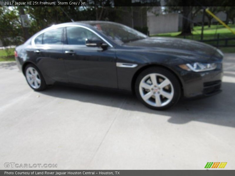 Storm Grey / Jet 2017 Jaguar XE 25t Premium