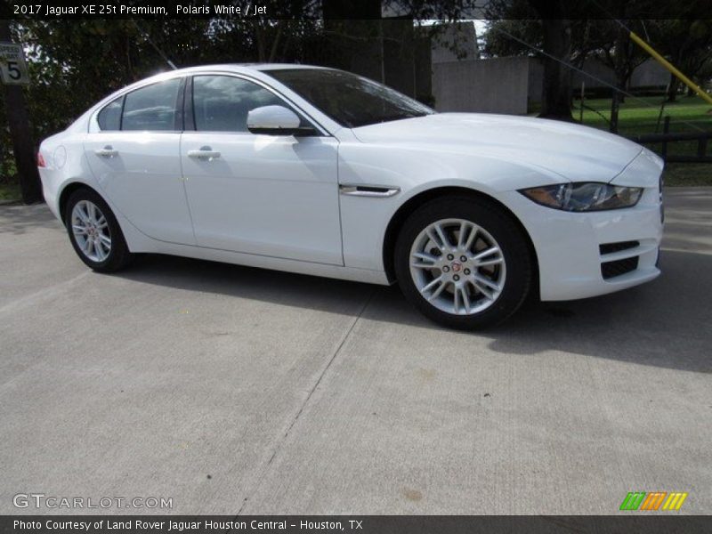 Polaris White / Jet 2017 Jaguar XE 25t Premium