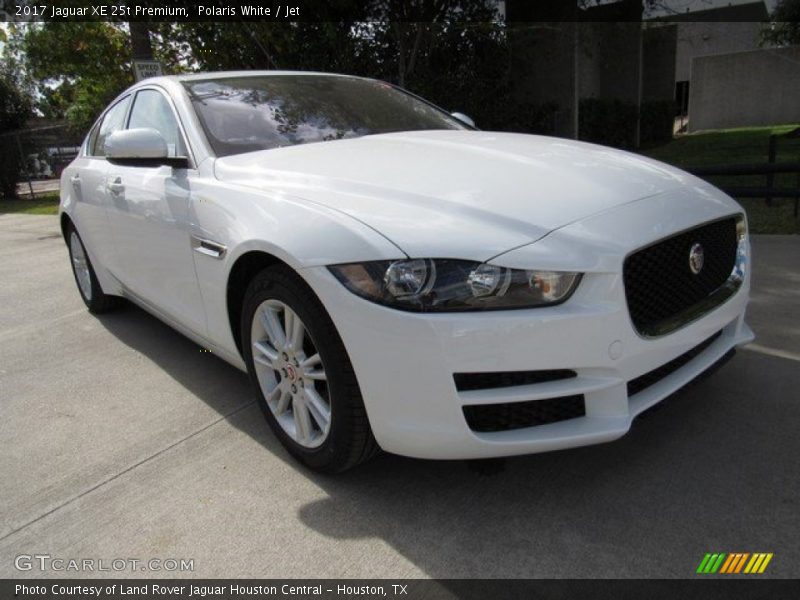 Polaris White / Jet 2017 Jaguar XE 25t Premium