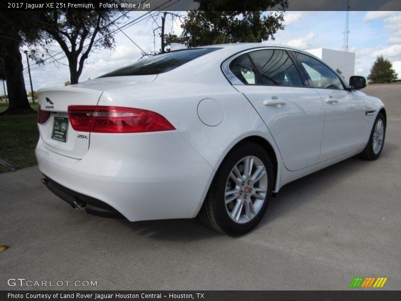 Polaris White / Jet 2017 Jaguar XE 25t Premium