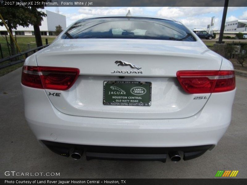 Polaris White / Jet 2017 Jaguar XE 25t Premium