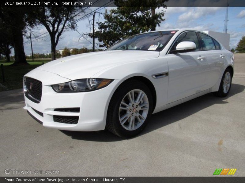Polaris White / Jet 2017 Jaguar XE 25t Premium