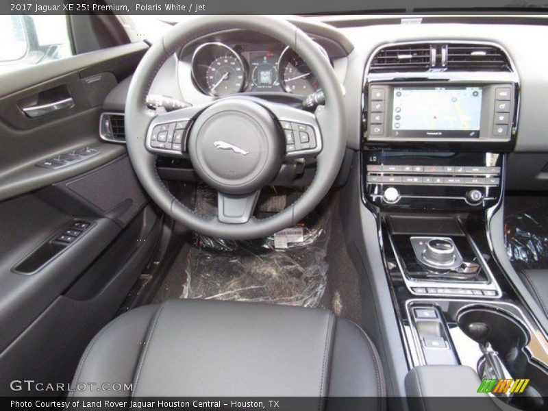 Polaris White / Jet 2017 Jaguar XE 25t Premium