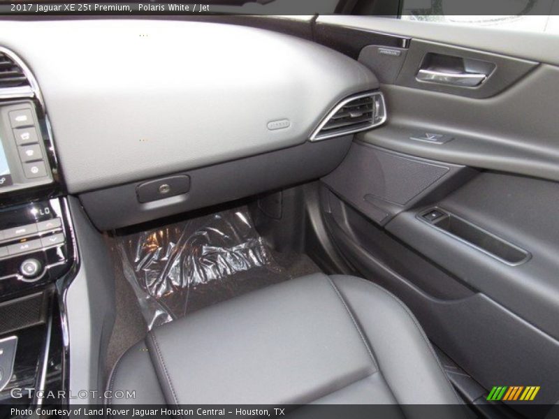 Polaris White / Jet 2017 Jaguar XE 25t Premium