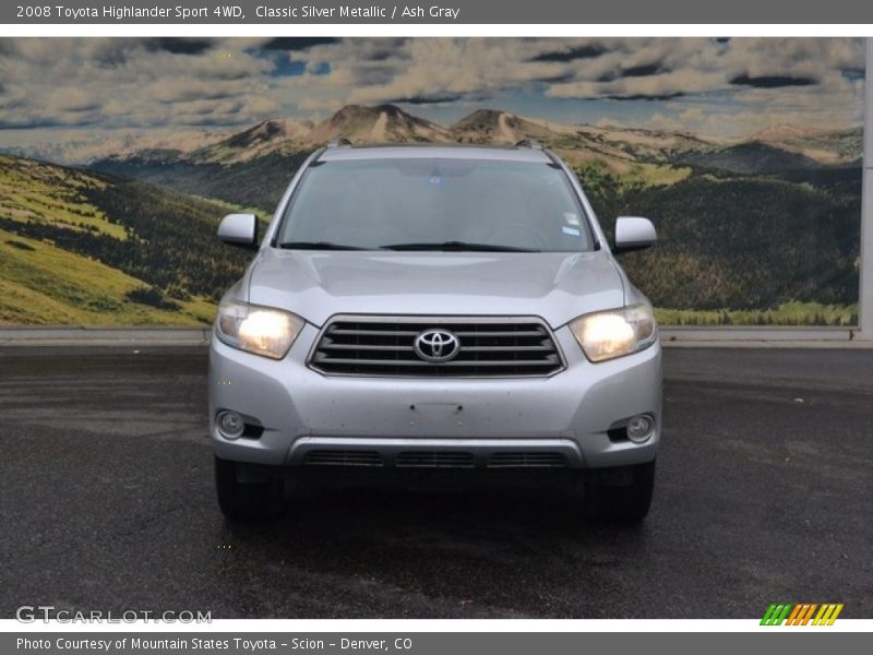 Classic Silver Metallic / Ash Gray 2008 Toyota Highlander Sport 4WD