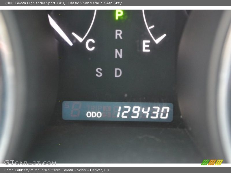 Classic Silver Metallic / Ash Gray 2008 Toyota Highlander Sport 4WD