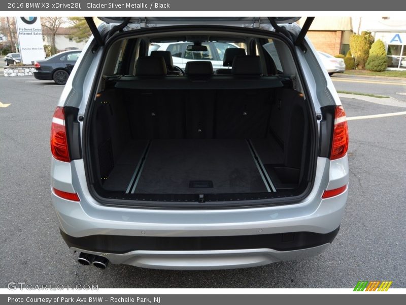 Glacier Silver Metallic / Black 2016 BMW X3 xDrive28i