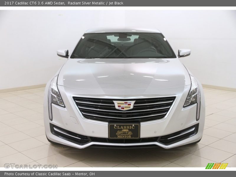 Radiant Silver Metallic / Jet Black 2017 Cadillac CT6 3.6 AWD Sedan