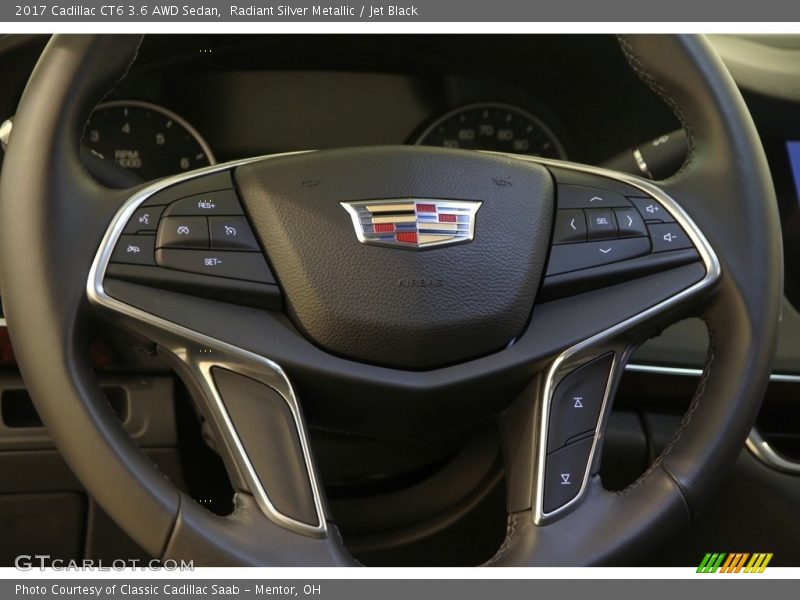 Radiant Silver Metallic / Jet Black 2017 Cadillac CT6 3.6 AWD Sedan
