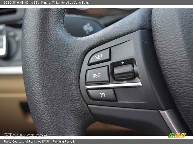 Mineral White Metallic / Sand Beige 2016 BMW X3 xDrive28i