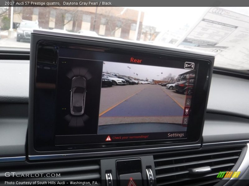 Controls of 2017 S7 Prestige quattro