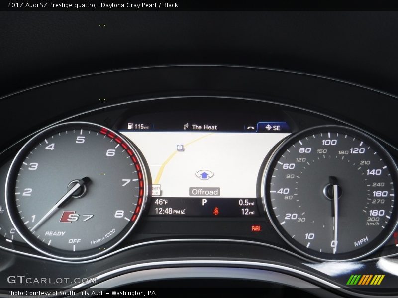 Navigation of 2017 S7 Prestige quattro