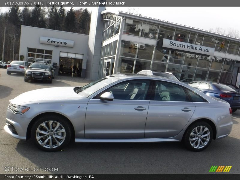 Florett Silver Metallic / Black 2017 Audi A6 3.0 TFSI Prestige quattro