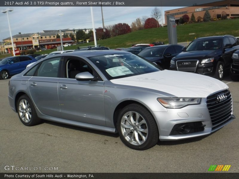 Front 3/4 View of 2017 A6 3.0 TFSI Prestige quattro