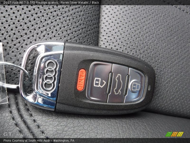 Florett Silver Metallic / Black 2017 Audi A6 3.0 TFSI Prestige quattro