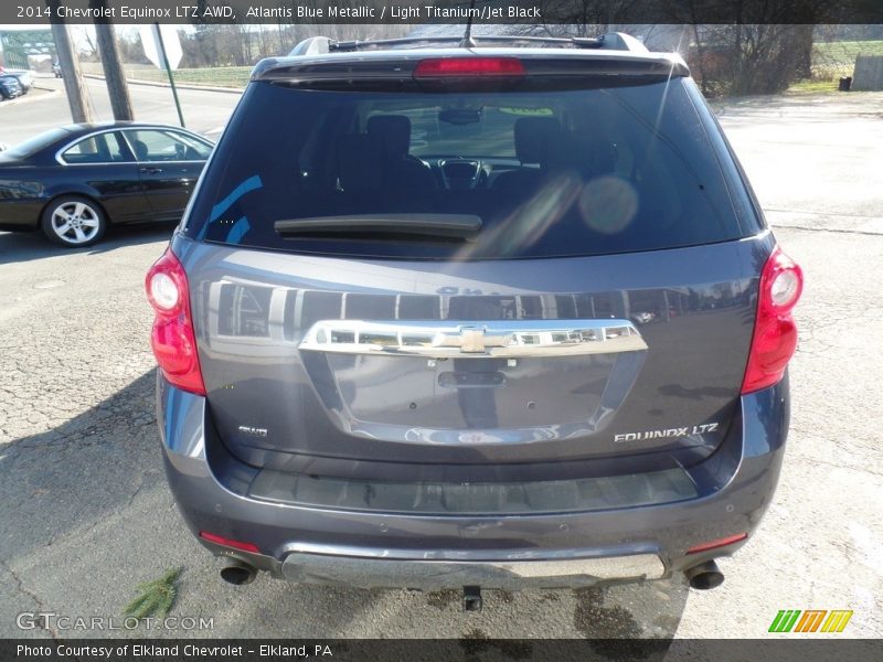 Atlantis Blue Metallic / Light Titanium/Jet Black 2014 Chevrolet Equinox LTZ AWD