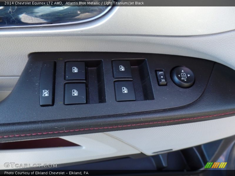 Atlantis Blue Metallic / Light Titanium/Jet Black 2014 Chevrolet Equinox LTZ AWD