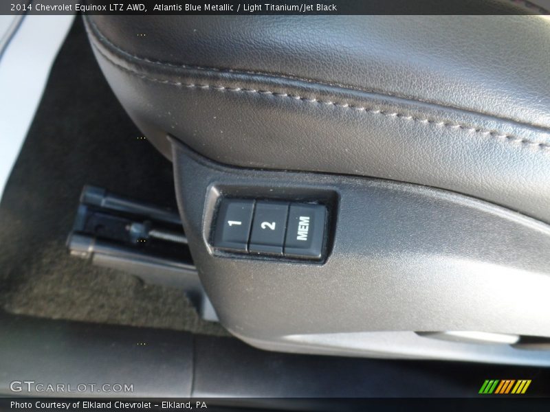 Atlantis Blue Metallic / Light Titanium/Jet Black 2014 Chevrolet Equinox LTZ AWD