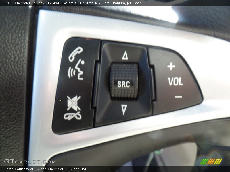 Atlantis Blue Metallic / Light Titanium/Jet Black 2014 Chevrolet Equinox LTZ AWD