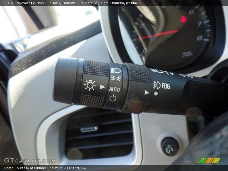 Atlantis Blue Metallic / Light Titanium/Jet Black 2014 Chevrolet Equinox LTZ AWD