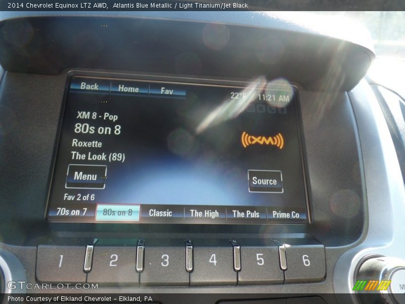 Atlantis Blue Metallic / Light Titanium/Jet Black 2014 Chevrolet Equinox LTZ AWD