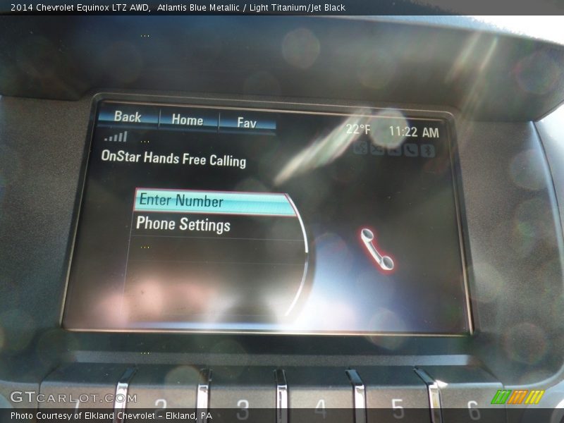 Atlantis Blue Metallic / Light Titanium/Jet Black 2014 Chevrolet Equinox LTZ AWD