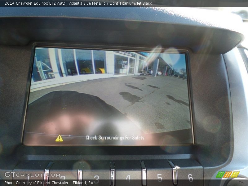 Atlantis Blue Metallic / Light Titanium/Jet Black 2014 Chevrolet Equinox LTZ AWD