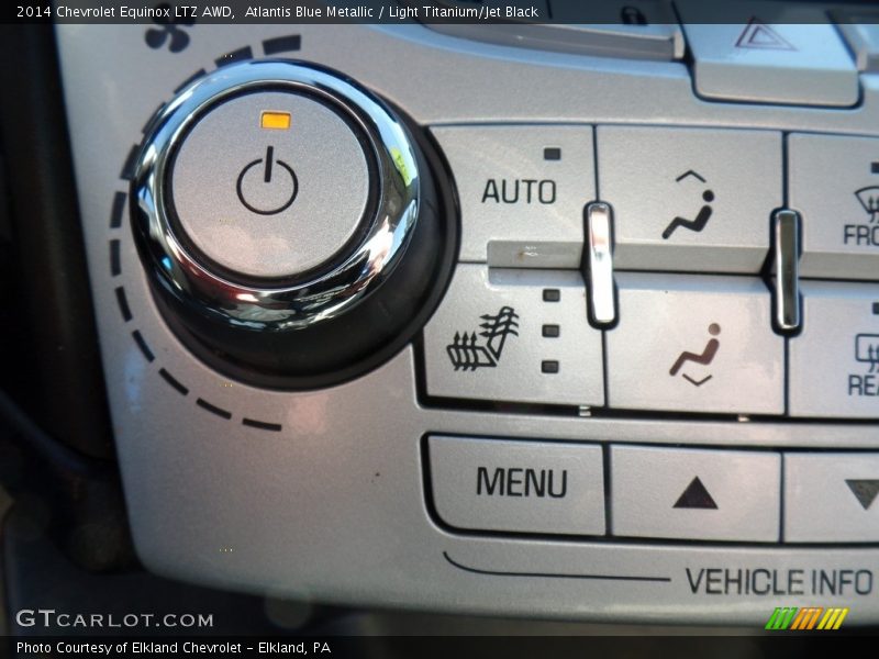 Atlantis Blue Metallic / Light Titanium/Jet Black 2014 Chevrolet Equinox LTZ AWD
