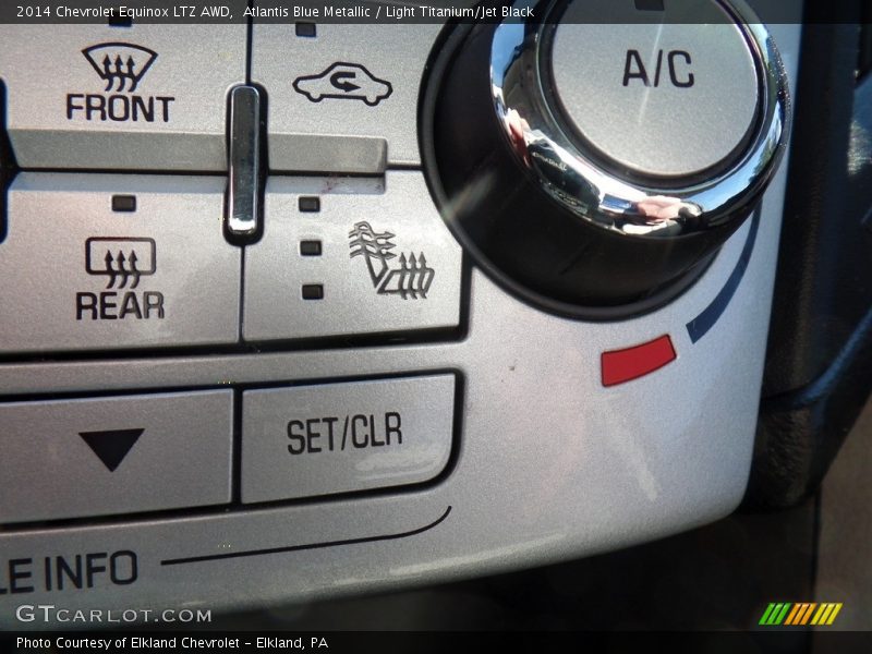 Atlantis Blue Metallic / Light Titanium/Jet Black 2014 Chevrolet Equinox LTZ AWD