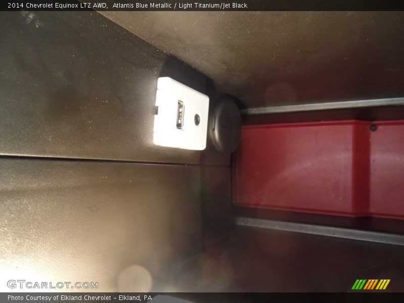 Atlantis Blue Metallic / Light Titanium/Jet Black 2014 Chevrolet Equinox LTZ AWD