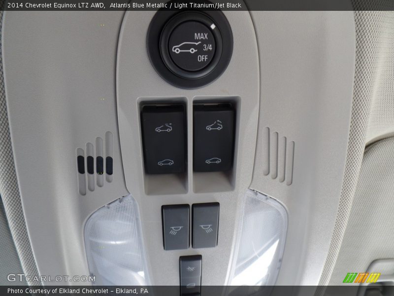 Atlantis Blue Metallic / Light Titanium/Jet Black 2014 Chevrolet Equinox LTZ AWD