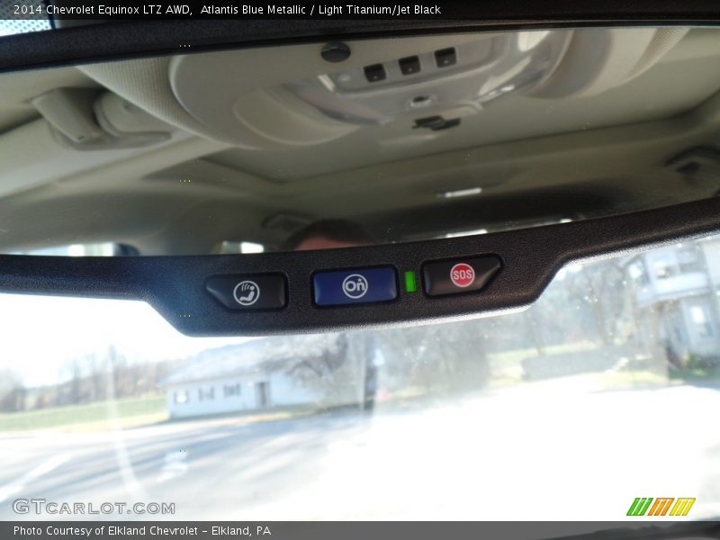 Atlantis Blue Metallic / Light Titanium/Jet Black 2014 Chevrolet Equinox LTZ AWD