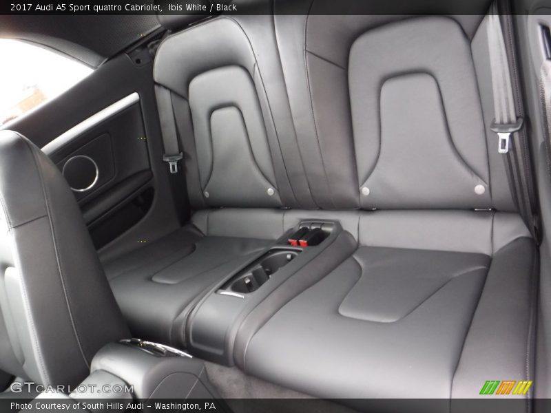 Rear Seat of 2017 A5 Sport quattro Cabriolet