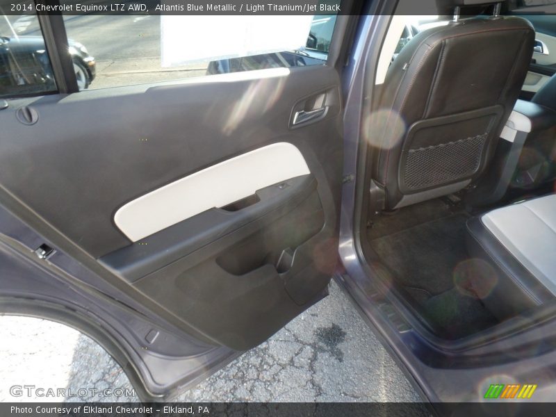 Atlantis Blue Metallic / Light Titanium/Jet Black 2014 Chevrolet Equinox LTZ AWD