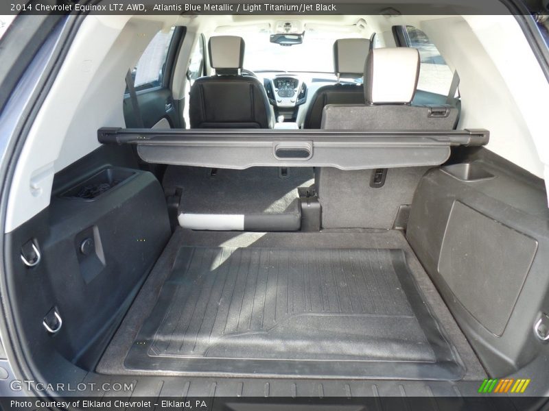 Atlantis Blue Metallic / Light Titanium/Jet Black 2014 Chevrolet Equinox LTZ AWD