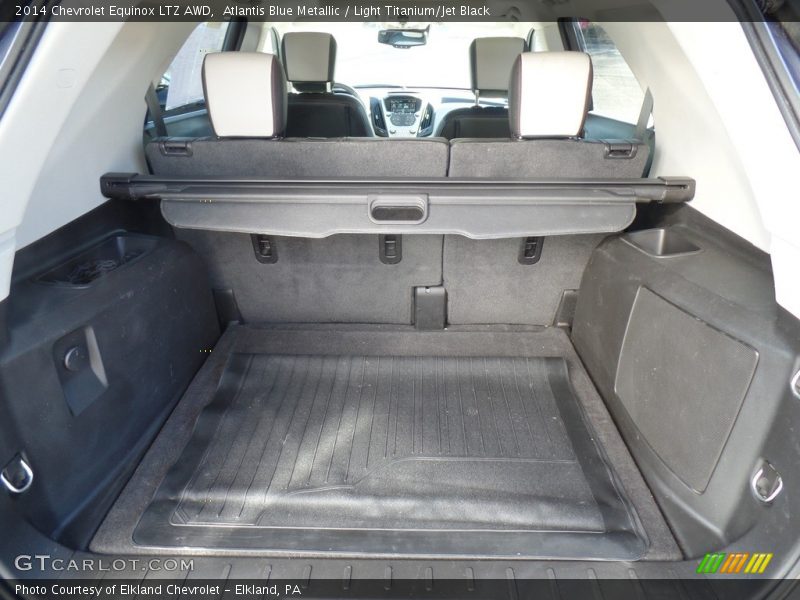 Atlantis Blue Metallic / Light Titanium/Jet Black 2014 Chevrolet Equinox LTZ AWD
