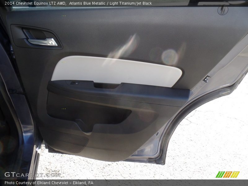 Atlantis Blue Metallic / Light Titanium/Jet Black 2014 Chevrolet Equinox LTZ AWD