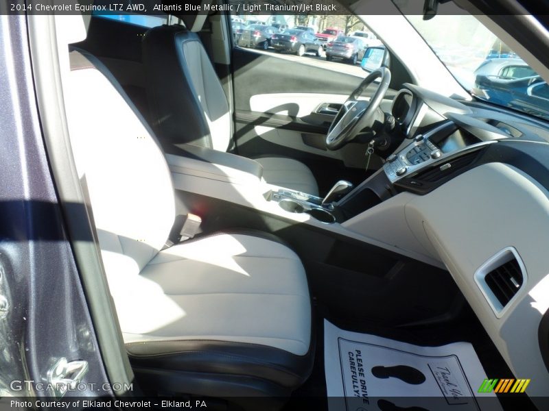 Atlantis Blue Metallic / Light Titanium/Jet Black 2014 Chevrolet Equinox LTZ AWD