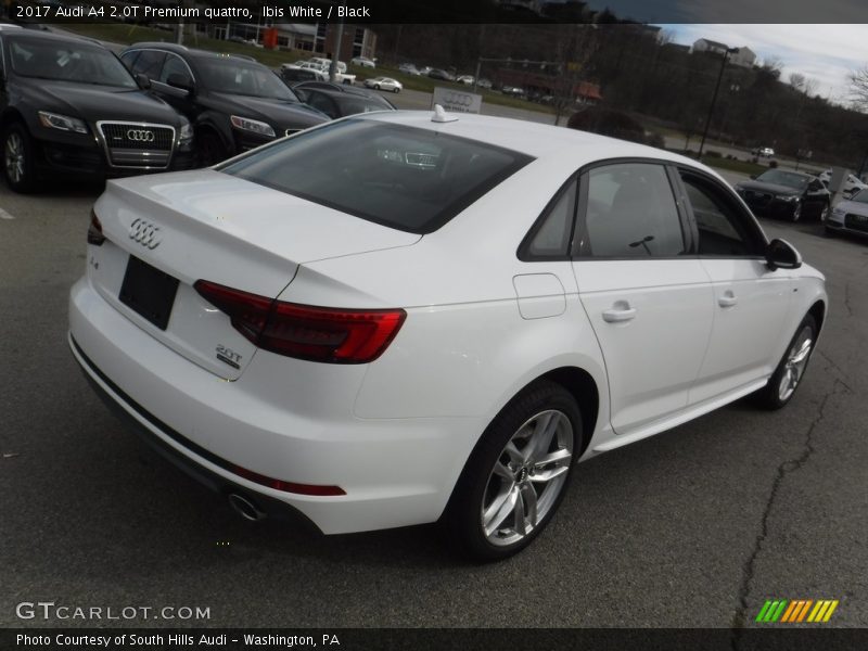 Ibis White / Black 2017 Audi A4 2.0T Premium quattro