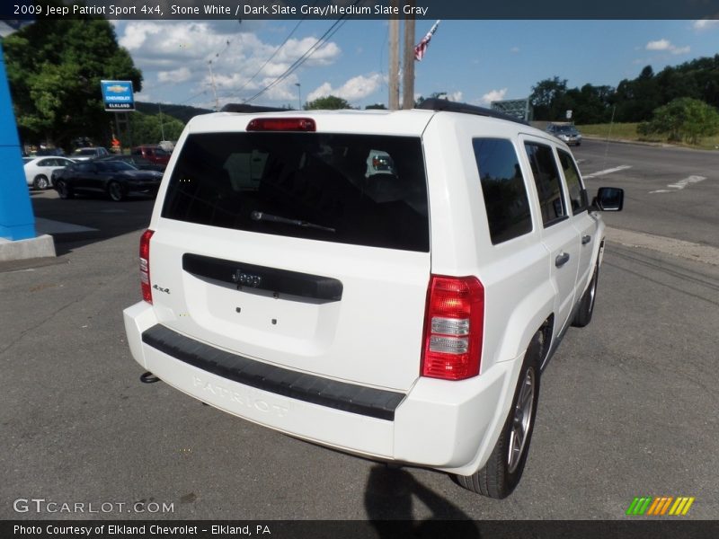 Stone White / Dark Slate Gray/Medium Slate Gray 2009 Jeep Patriot Sport 4x4