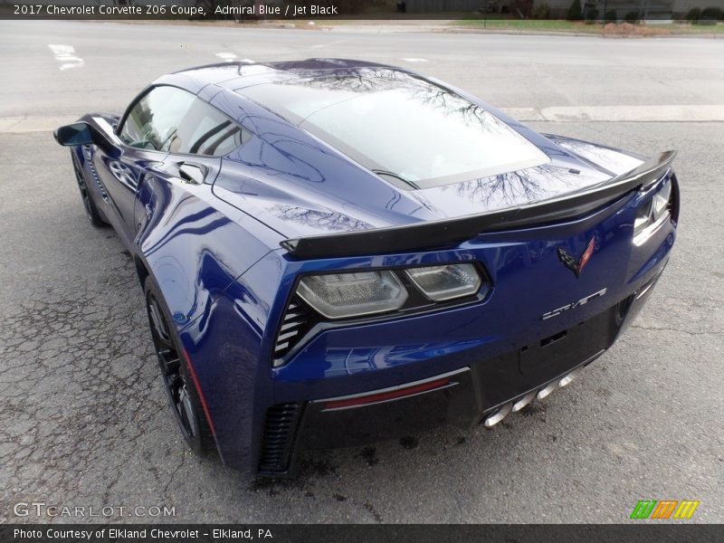  2017 Corvette Z06 Coupe Admiral Blue