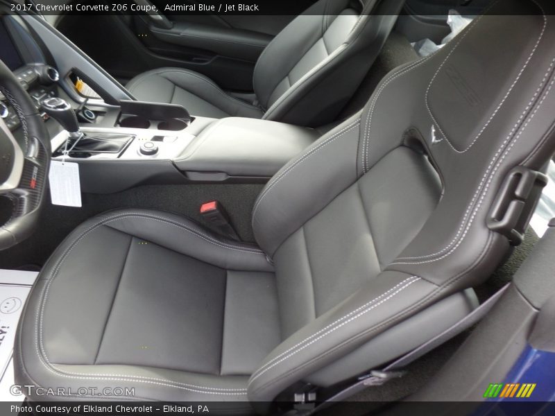 Front Seat of 2017 Corvette Z06 Coupe