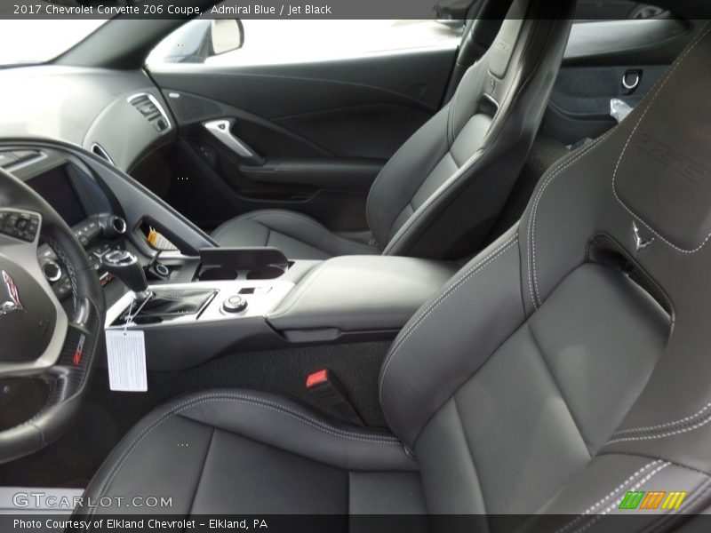 Admiral Blue / Jet Black 2017 Chevrolet Corvette Z06 Coupe