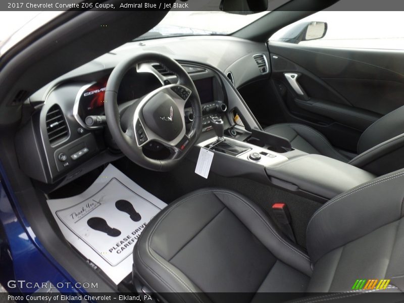  2017 Corvette Z06 Coupe Jet Black Interior