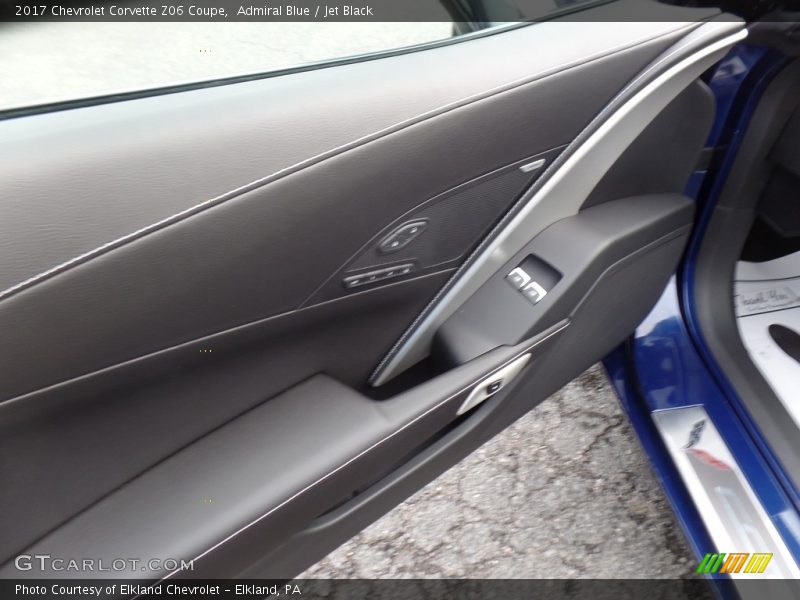 Admiral Blue / Jet Black 2017 Chevrolet Corvette Z06 Coupe