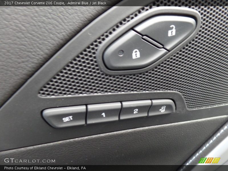 Admiral Blue / Jet Black 2017 Chevrolet Corvette Z06 Coupe