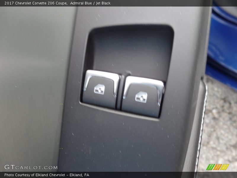 Admiral Blue / Jet Black 2017 Chevrolet Corvette Z06 Coupe