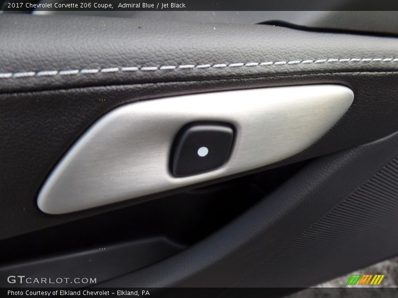 Admiral Blue / Jet Black 2017 Chevrolet Corvette Z06 Coupe