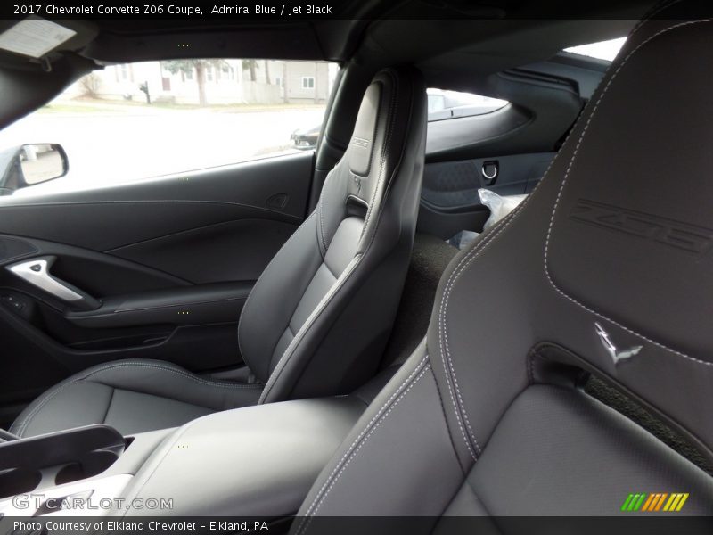 Admiral Blue / Jet Black 2017 Chevrolet Corvette Z06 Coupe