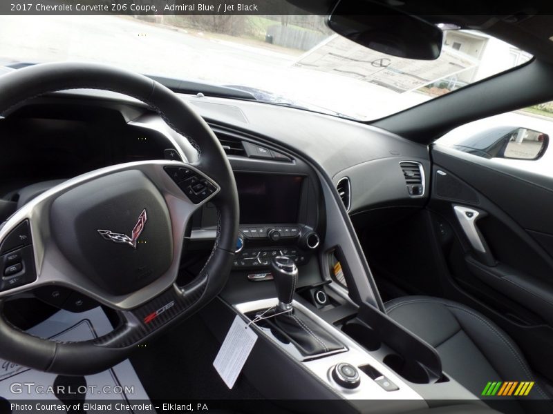 Admiral Blue / Jet Black 2017 Chevrolet Corvette Z06 Coupe